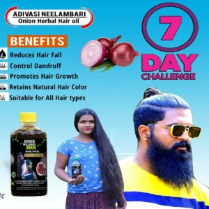 Adivasi Neelambari Onion Hair Oil For Hair Growth