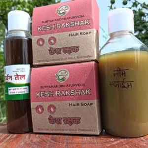 नीम अंजाईम के साथ हेयर पैक